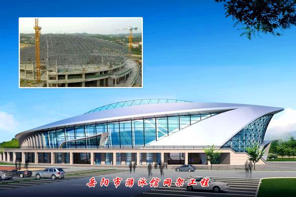 肇东游泳池网架